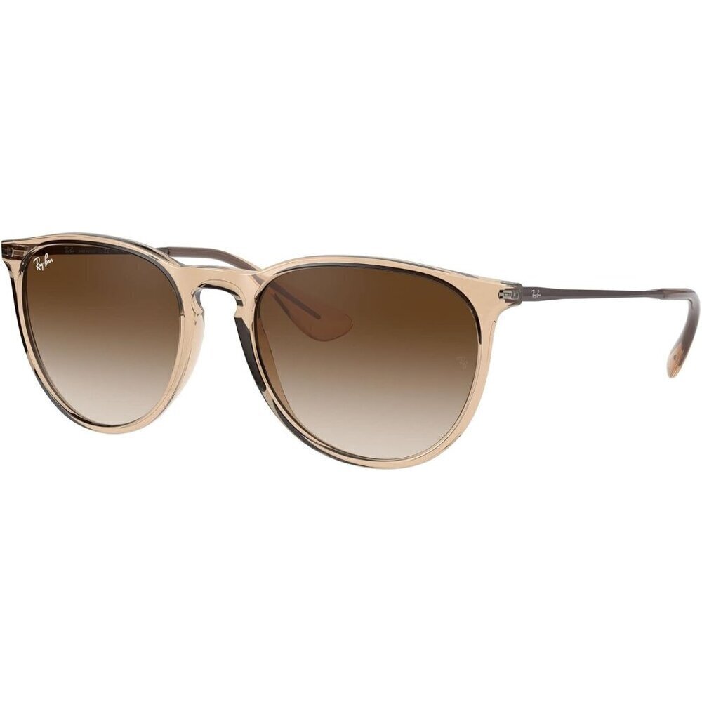 🆕Ray-Ban Retro Square Polarized Women Brown RB4171 Erika Round Frame Sunglasses - Picture 2 of 7